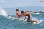 Surfing is a way of life for kids in Hawaii....