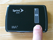 電源スイッチを長押し
