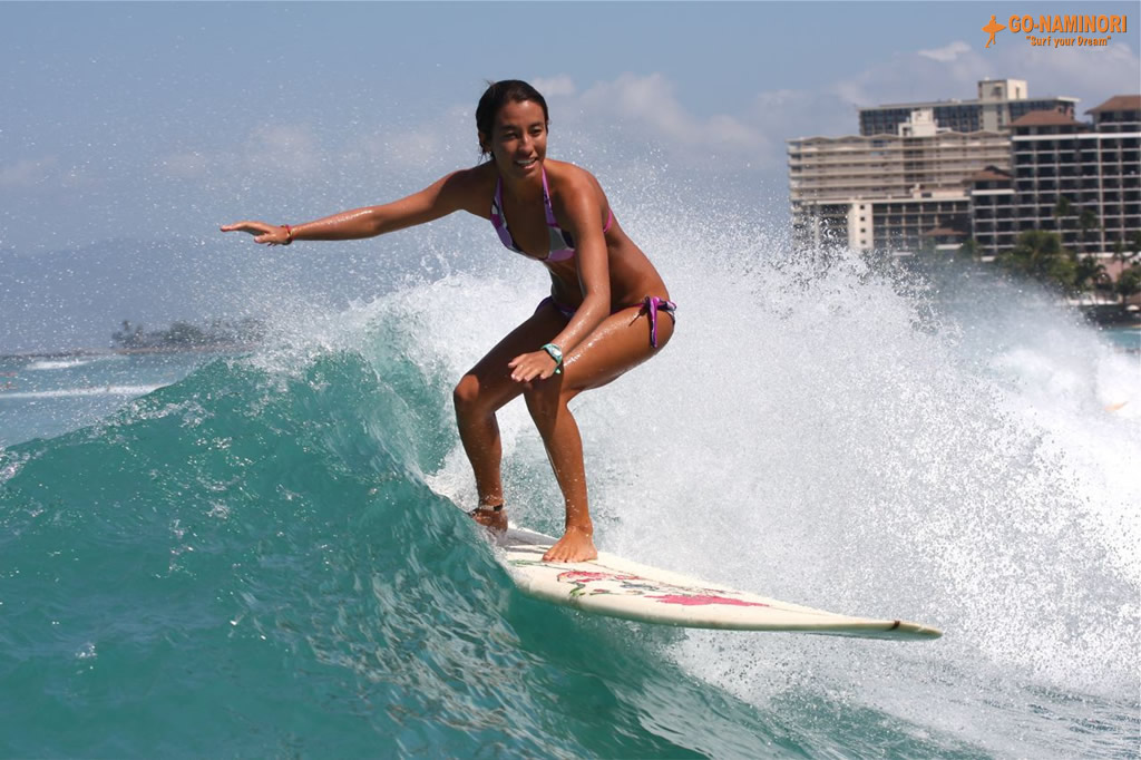 ハワイの壁紙 On The Surf World サーフィン Honey Girl Haunani Hawaii プラスハワイ
