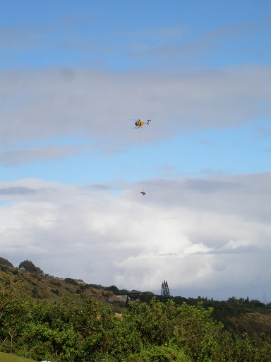 黄色のヘリコプター