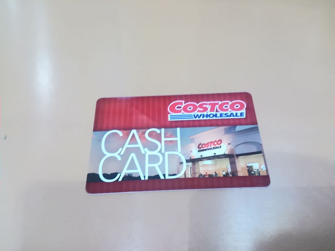 Costco Wholesale Cash Card