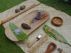 古代ハワイの主食、ポイを作る道具と説明