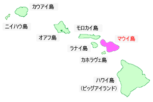 ハワイ全島マップ