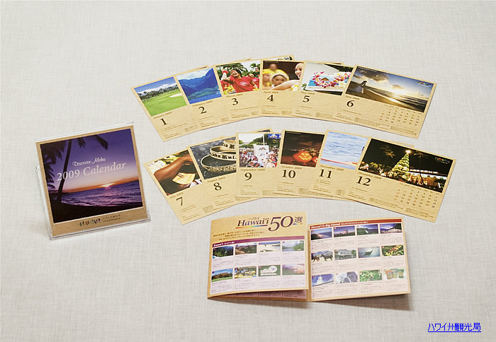 Discover Aloha 2009 Calendarプレゼント
