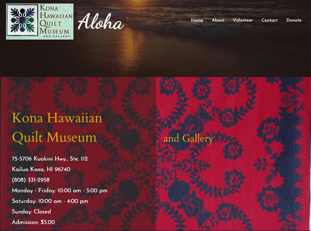ハワイアンキルト博物館がオープン