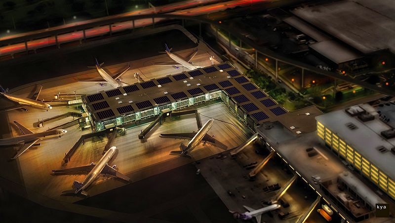 ホノルル空港の拡張コンコースがオープン