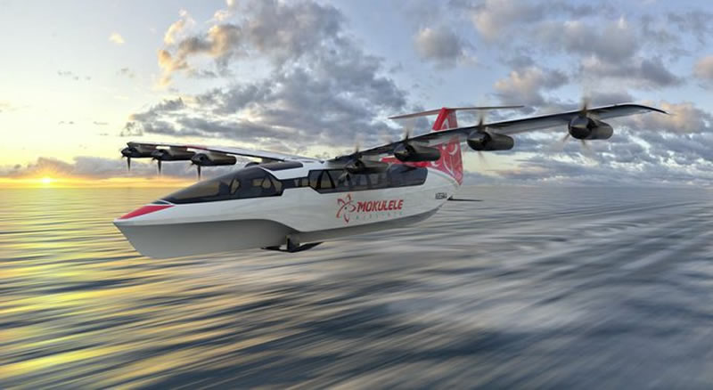 モクレレ航空が電気式水上グライダーの導入を計画